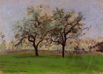 卡米耶 畢沙羅 Apple Trees at Pontoise